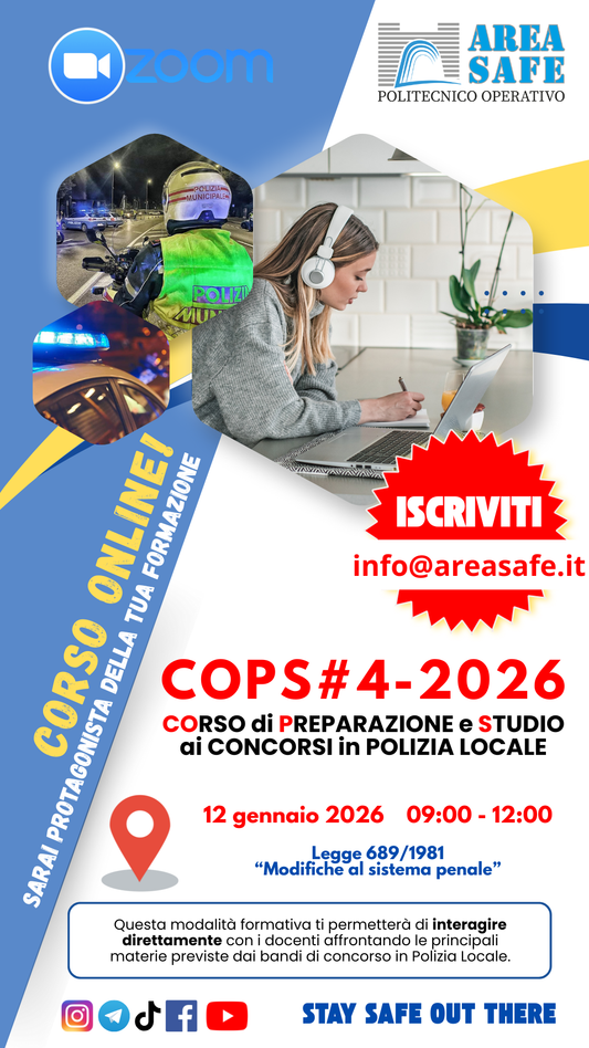 WEBINAR C.O.P.S. PREPARAZIONE E STUDIO AI CONCORSI P.L.